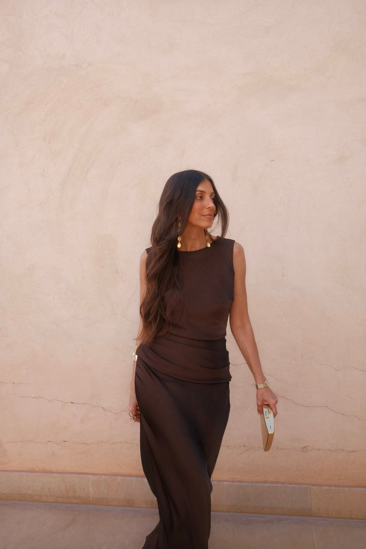 Medina Dress in Brown - 10/06 to 17/06