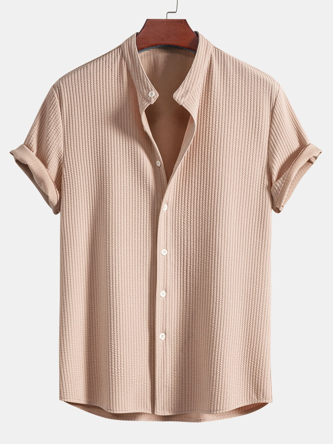 Porto Cervo Camisa de Punto Texturizado - Ajuste Moderno, Estilo Premium