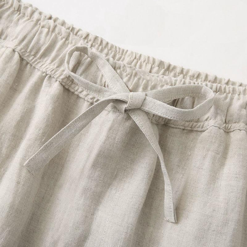 Pantalones de lino Cannes - Estilo de verano ligero y transpirable