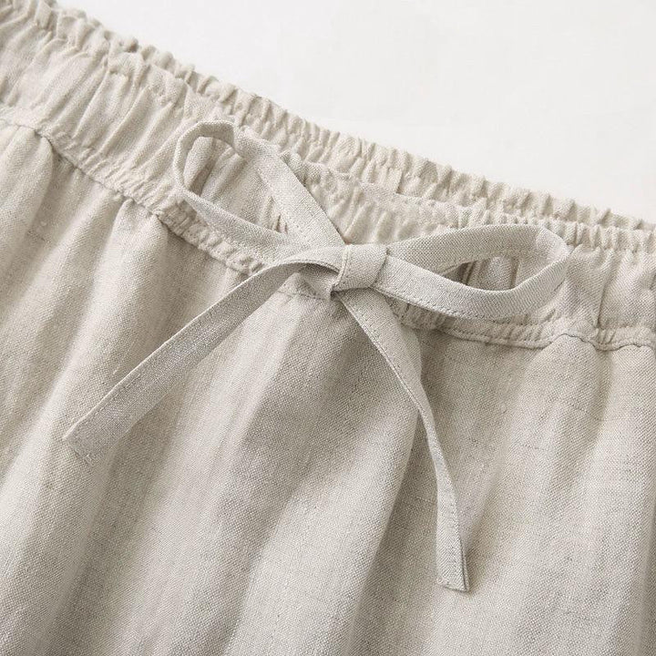 Pantalones de lino Cannes - Estilo de verano ligero y transpirable