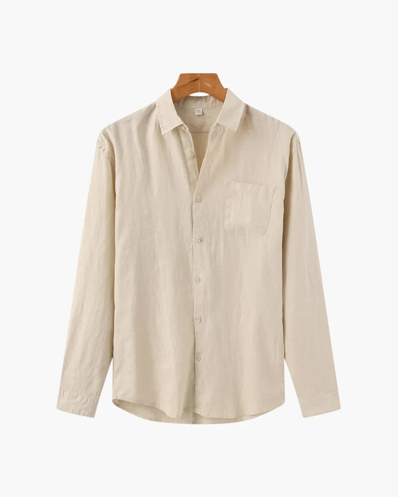 Camisa de lino Portofino - ligera y transpirable, esencial para el verano