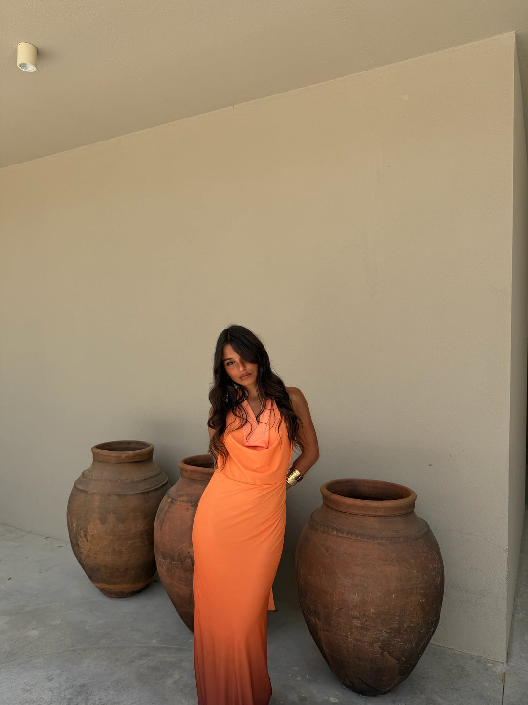 Degrade Orange Dress - Shipping/Envio 08/06 to 12/06