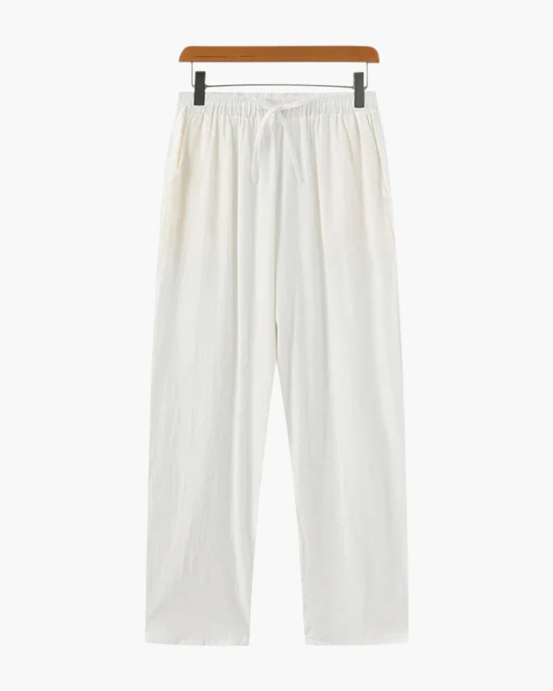 Pantalones de lino Cannes - Estilo de verano ligero y transpirable