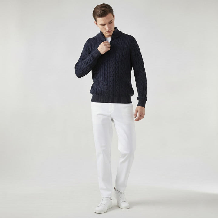 Conjunto de primavera: polo elegante para brunch