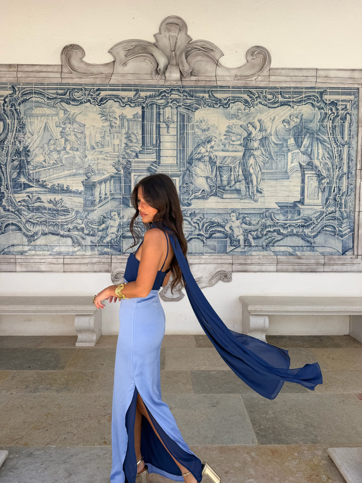Zahara Dress in Blue - Shipping/Envio 19/06 to 26/06