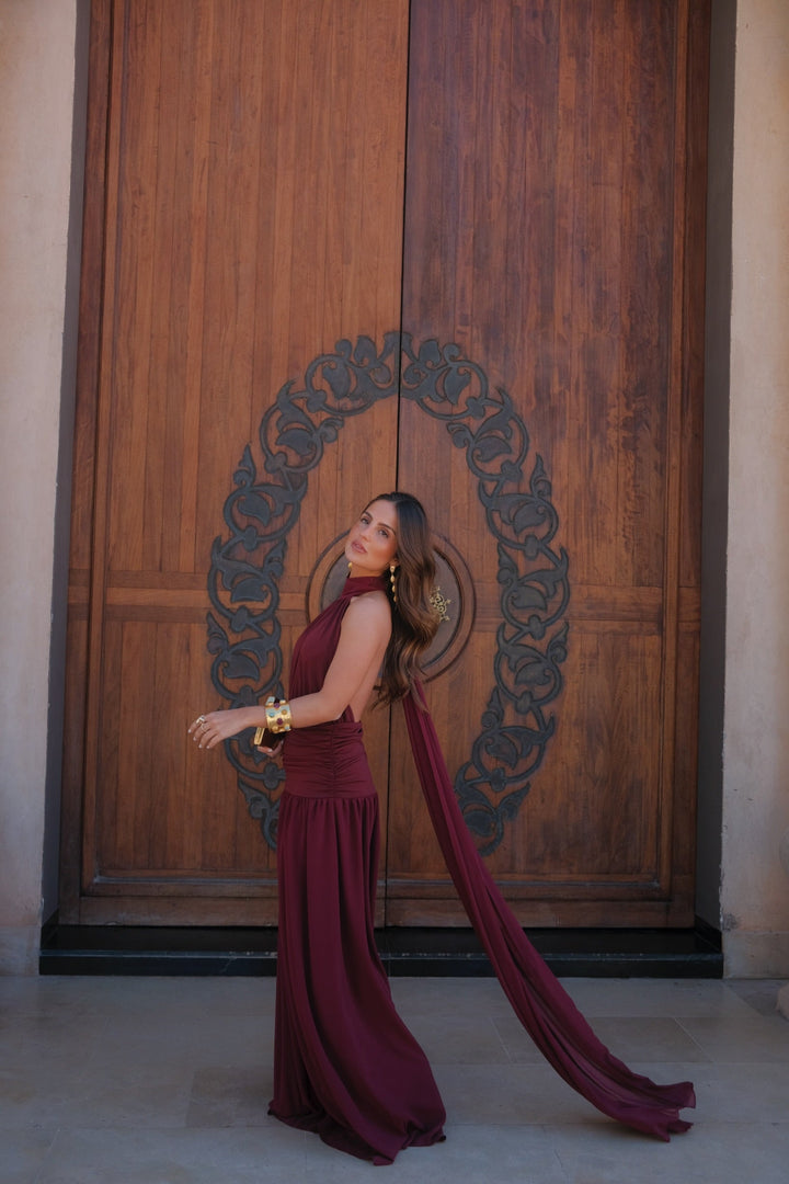 Paloma Dress in Burgundy - Shipping/Envio 22/06 to 26/06