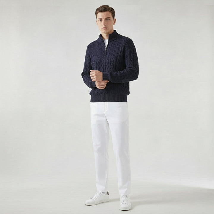 Conjunto de primavera: polo elegante para brunch