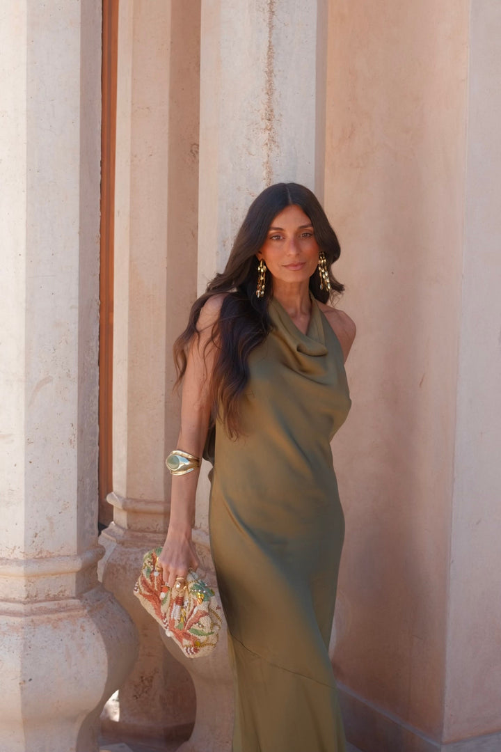 Riad Dress in Green