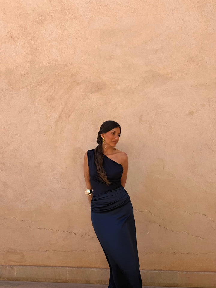 Amira Dress in Navy Blue - Shipping/Envio 22/06 to 29/06