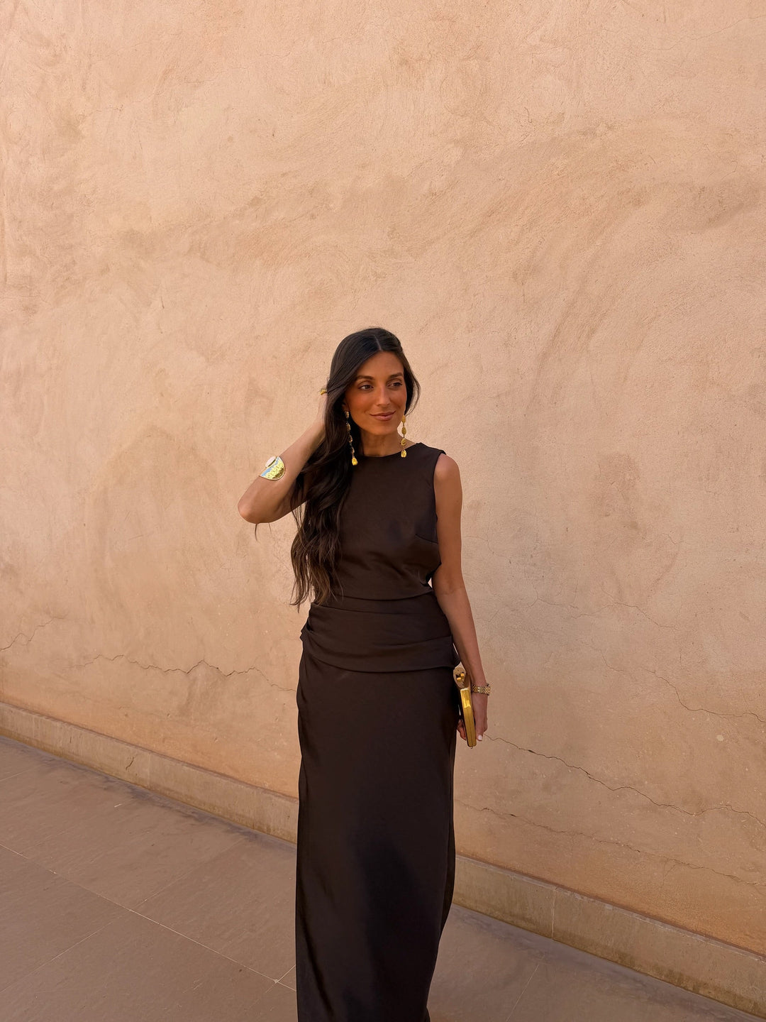 Medina Dress in Brown - 10/06 to 17/06