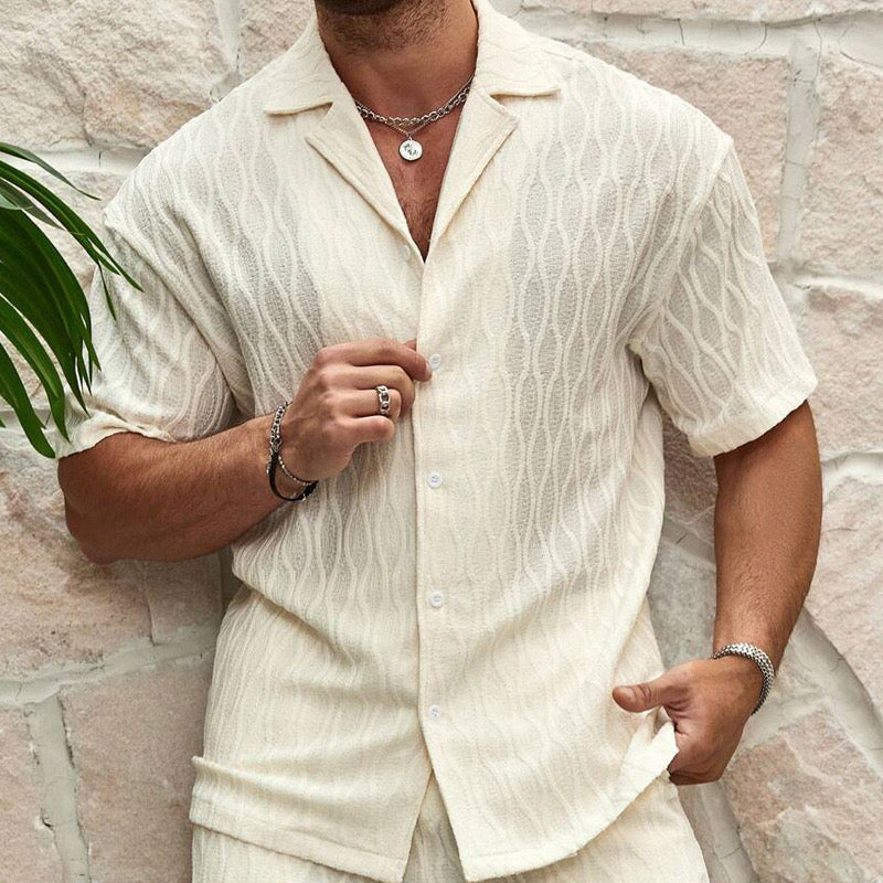 Conjunto de outfits de verano inspirado en Mykonos