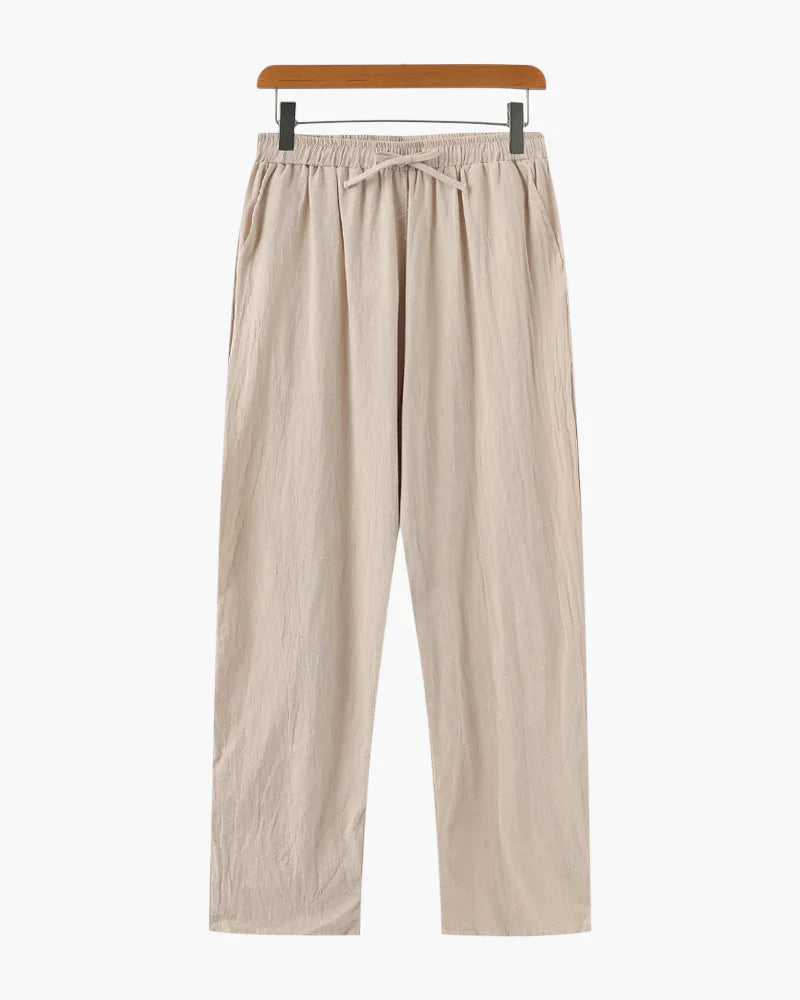 Pantalones de lino Cannes - Estilo de verano ligero y transpirable