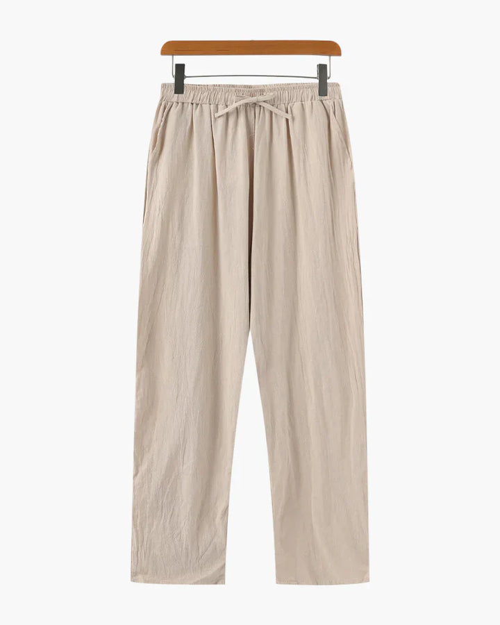 Pantalones de lino Cannes - Estilo de verano ligero y transpirable