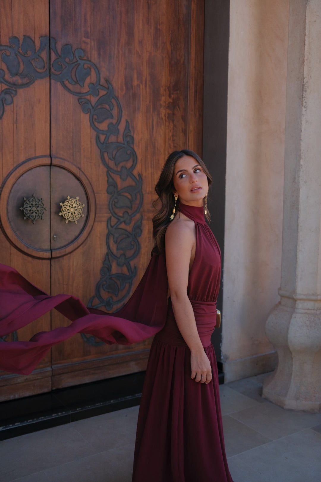 Paloma Dress in Burgundy - Shipping/Envio 22/06 to 26/06