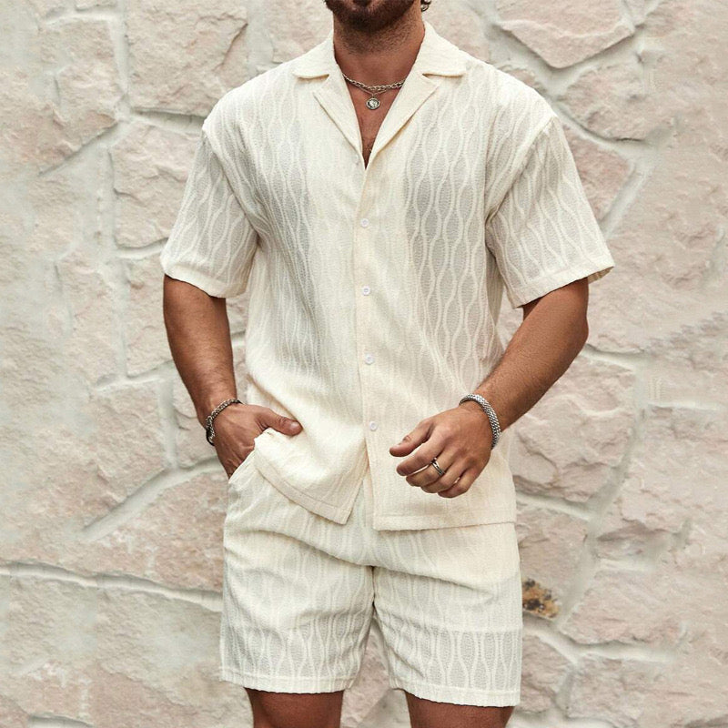 Conjunto de outfits de verano inspirado en Mykonos
