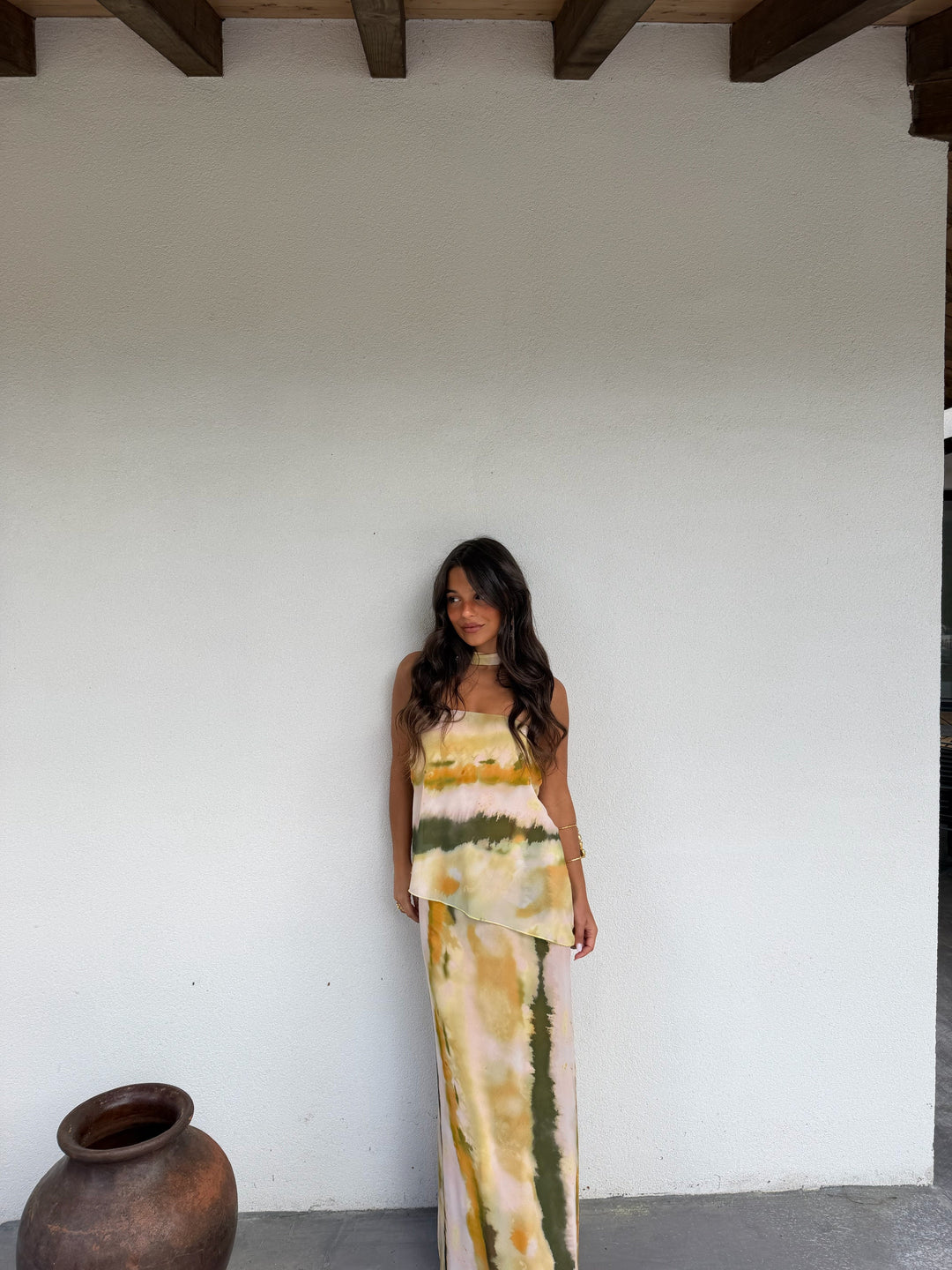 Aitana Dress in Green