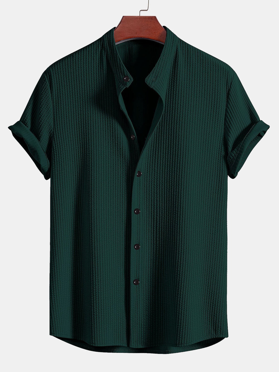 Porto Cervo Camisa de Punto Texturizado - Ajuste Moderno, Estilo Premium