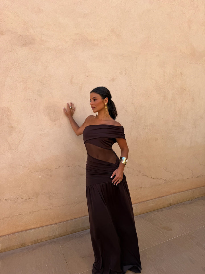 Dune Dress in Brown - Shipping/Envio 15/06 to 19/06