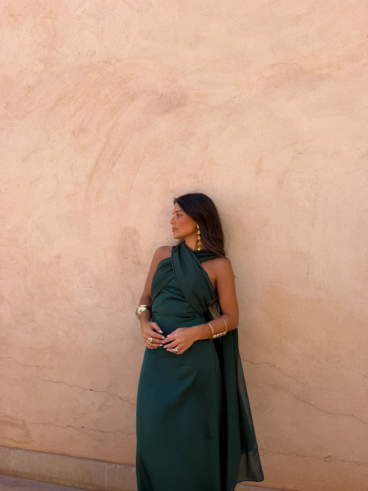 Triana Dress in Green - Shipping/Envio 15/06 to 19/06