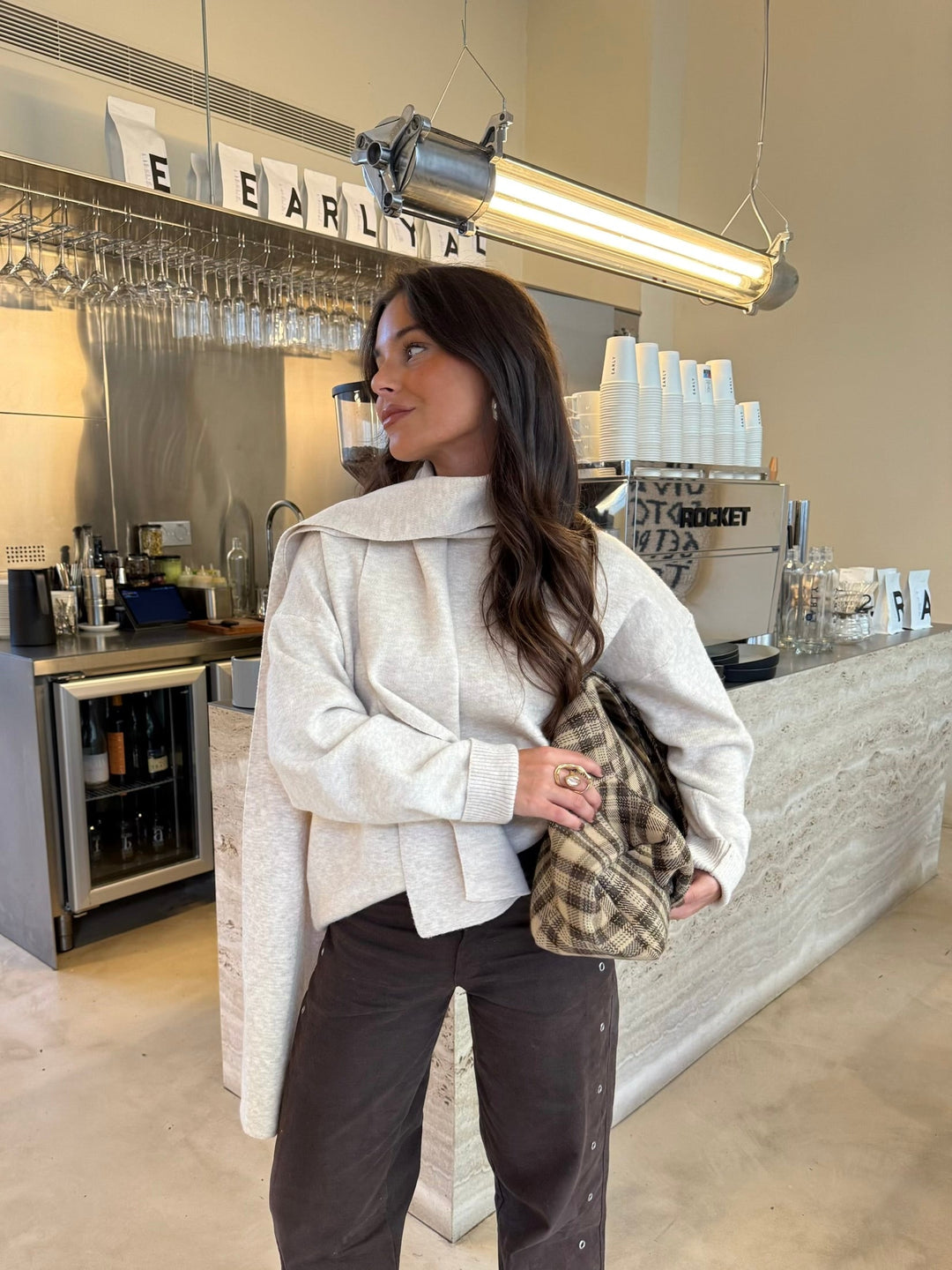 Brown Jeans with Rings