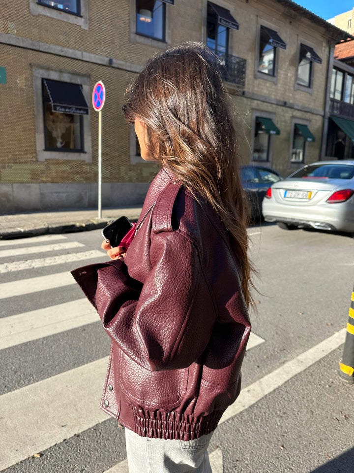 Barcelona Jacket in Burgundy