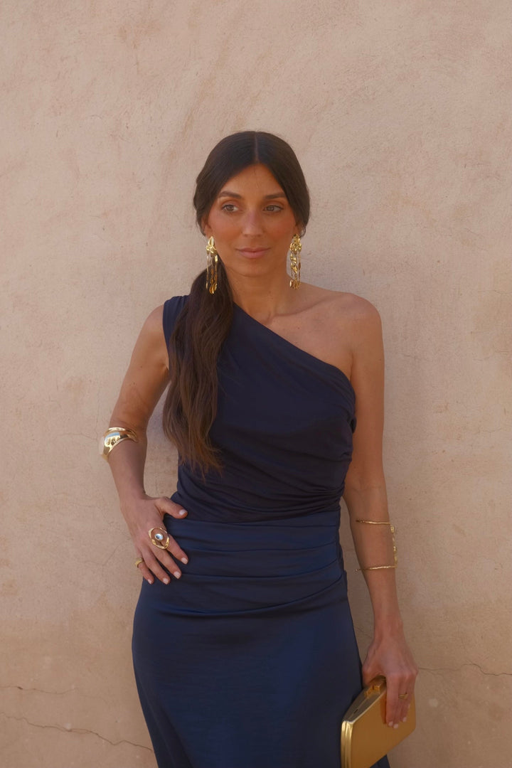 Amira Dress in Navy Blue - Shipping/Envio 22/06 to 29/06