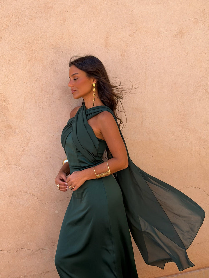Triana Dress in Green - Shipping/Envio 15/06 to 19/06