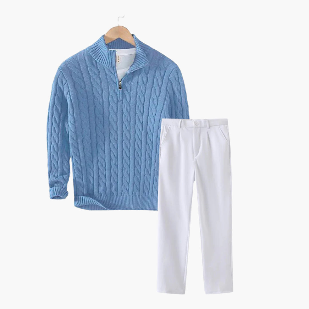 Conjunto de primavera: Paseo por la Riviera – Estilo sin esfuerzo para días soleados