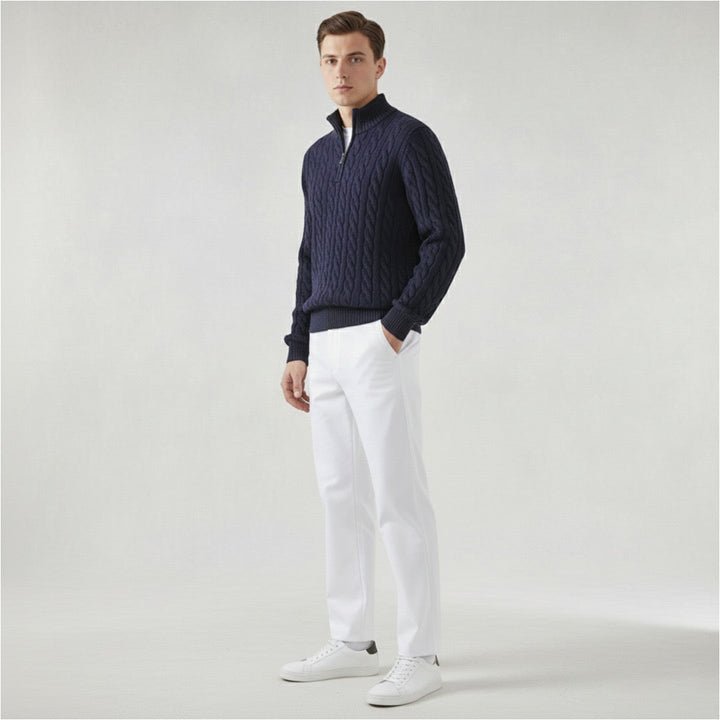 Conjunto de primavera: polo elegante para brunch