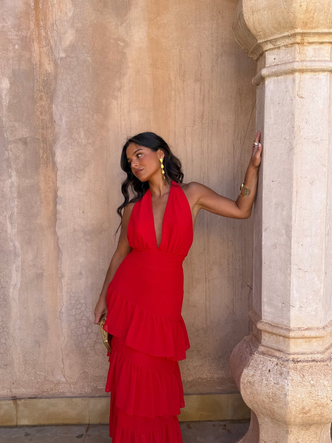 Manila Dress in Red - Pre-Order
