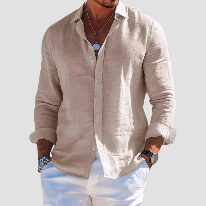 Camisa de lino Taormina - Ligera y transpirable, esencial para el verano