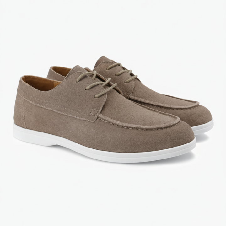 Zapatos de gamuza con cordones de lujo