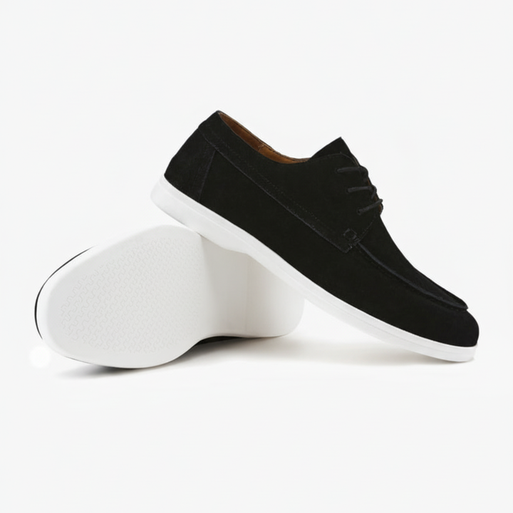 Zapatos de gamuza con cordones de lujo