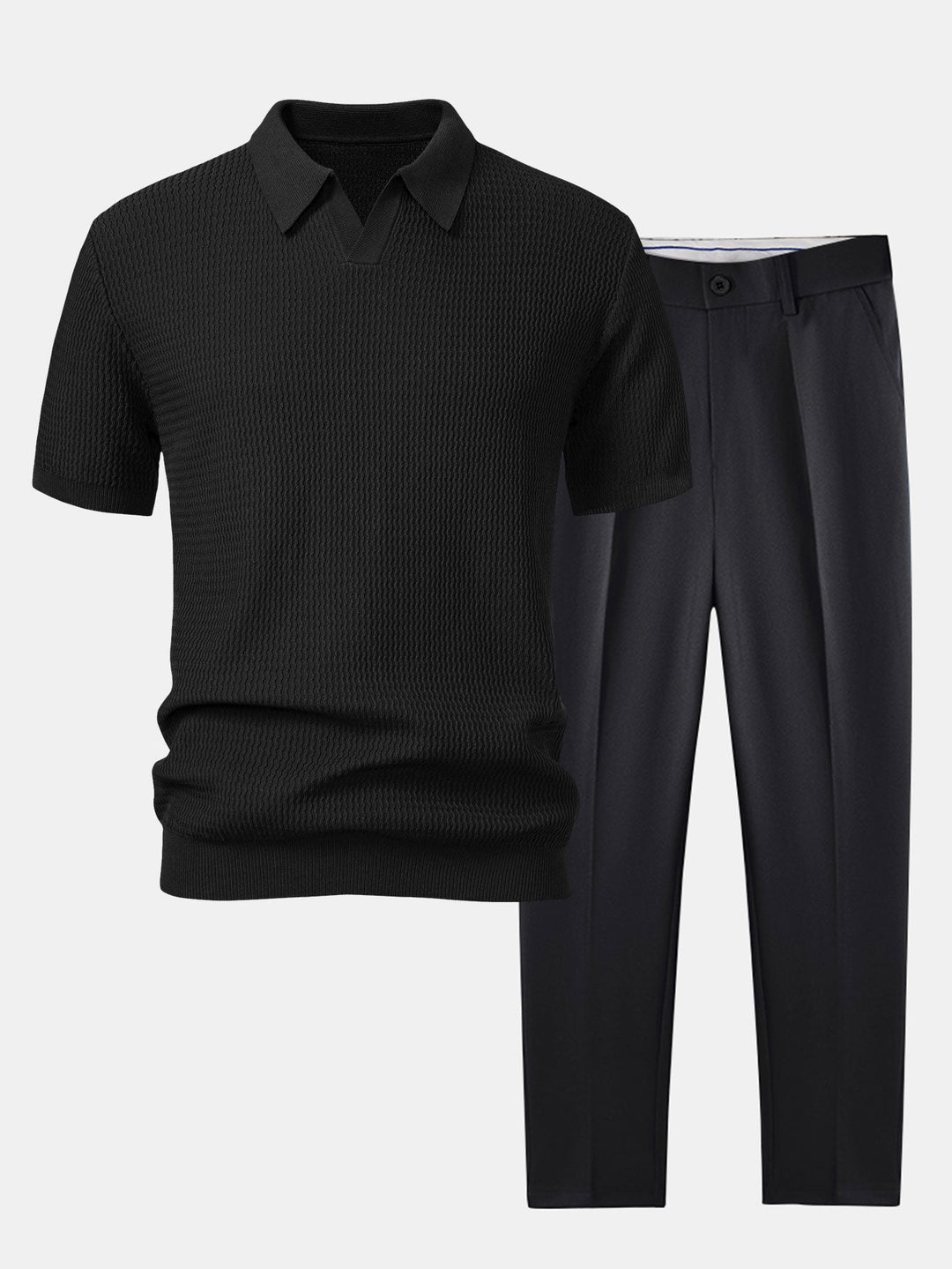 Conjunto de Punto LUCCA - Dúo de Prendas de Punto Cómodo y Chic