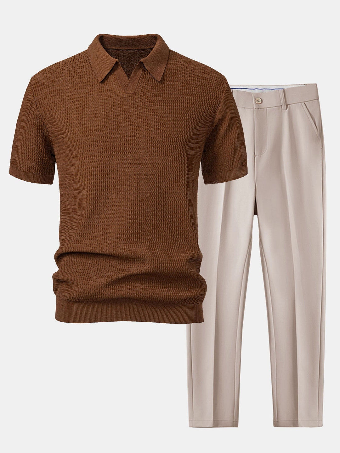 Conjunto de Punto LUCCA - Dúo de Prendas de Punto Cómodo y Chic