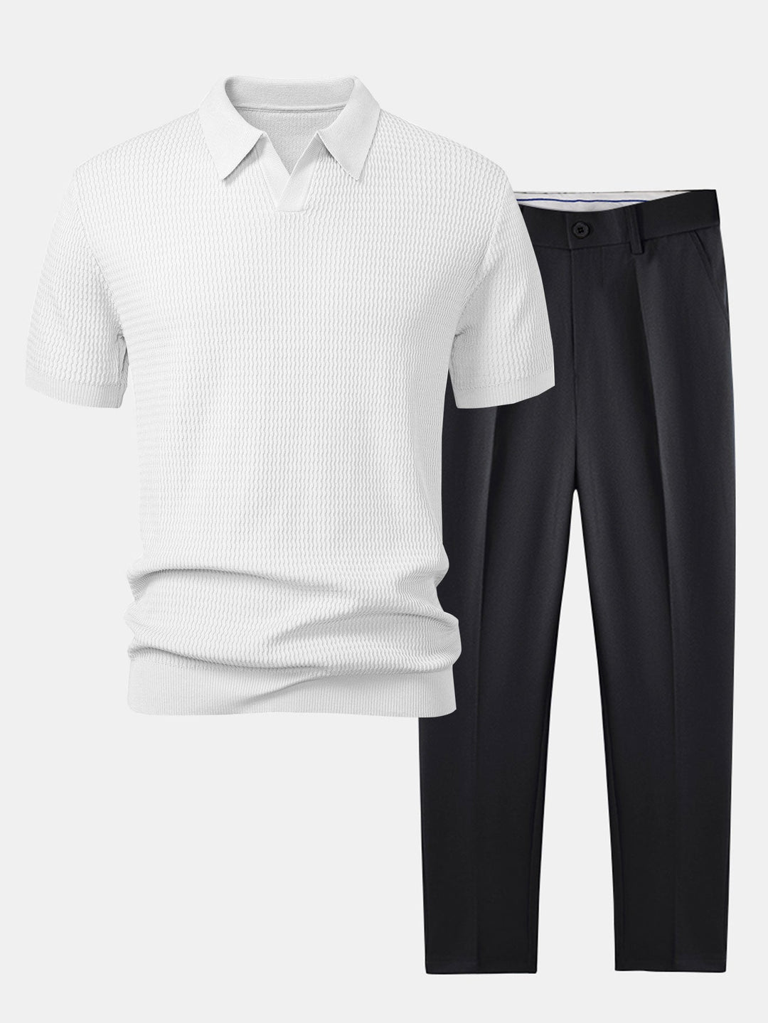 Conjunto de Punto LUCCA - Dúo de Prendas de Punto Cómodo y Chic