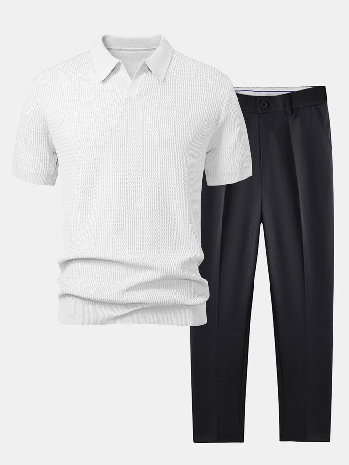 Conjunto de Punto LUCCA - Dúo de Prendas de Punto Cómodo y Chic