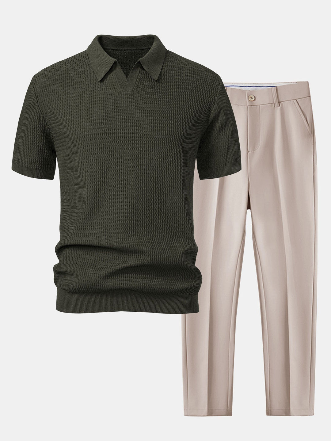 Conjunto de Punto LUCCA - Dúo de Prendas de Punto Cómodo y Chic