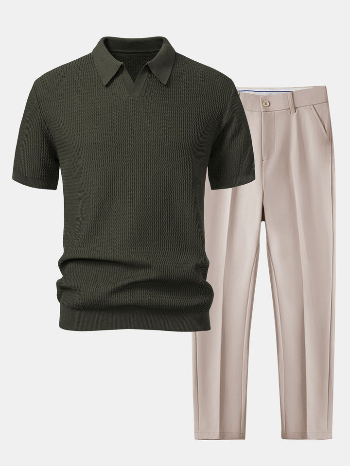 Conjunto de Punto LUCCA - Dúo de Prendas de Punto Cómodo y Chic