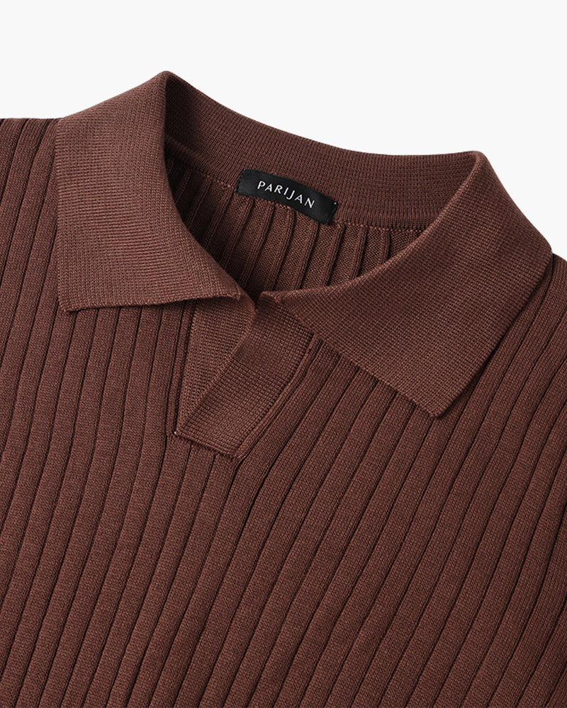 SUWON Polo de cuello en V