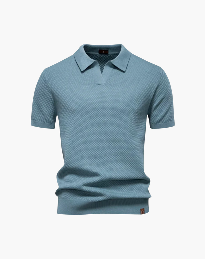 CAPRI Polo de cuello en V – Estilo sin esfuerzo y comodidad durante todo el día