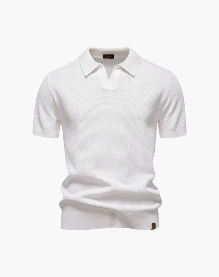 CAPRI Polo de cuello en V – Estilo sin esfuerzo y comodidad durante todo el día