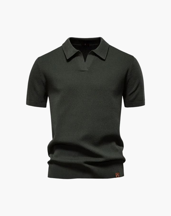 CAPRI Polo de cuello en V – Estilo sin esfuerzo y comodidad durante todo el día