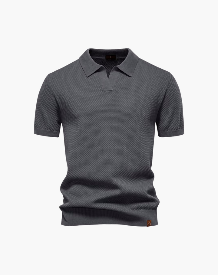 CAPRI Polo de cuello en V – Estilo sin esfuerzo y comodidad durante todo el día