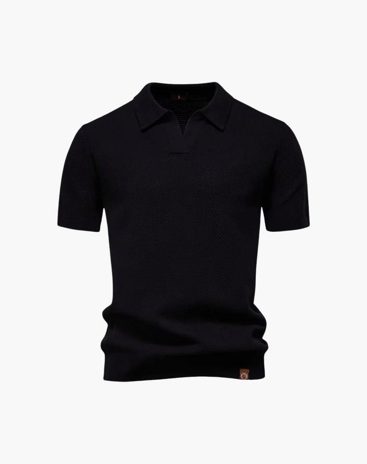 CAPRI Polo de cuello en V – Estilo sin esfuerzo y comodidad durante todo el día