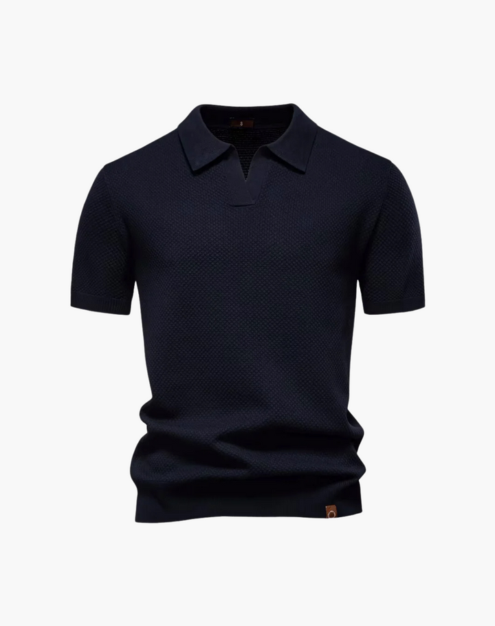 CAPRI Polo de cuello en V – Estilo sin esfuerzo y comodidad durante todo el día