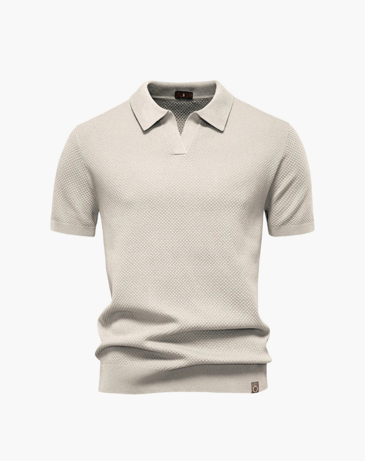 CAPRI Polo de cuello en V – Estilo sin esfuerzo y comodidad durante todo el día