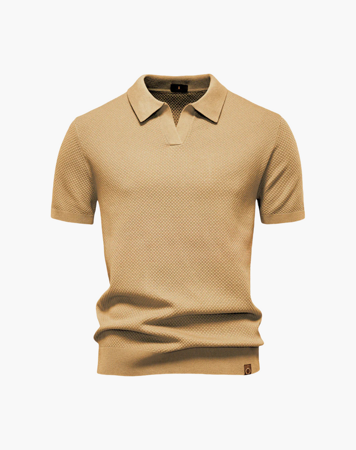 CAPRI Polo de cuello en V – Estilo sin esfuerzo y comodidad durante todo el día