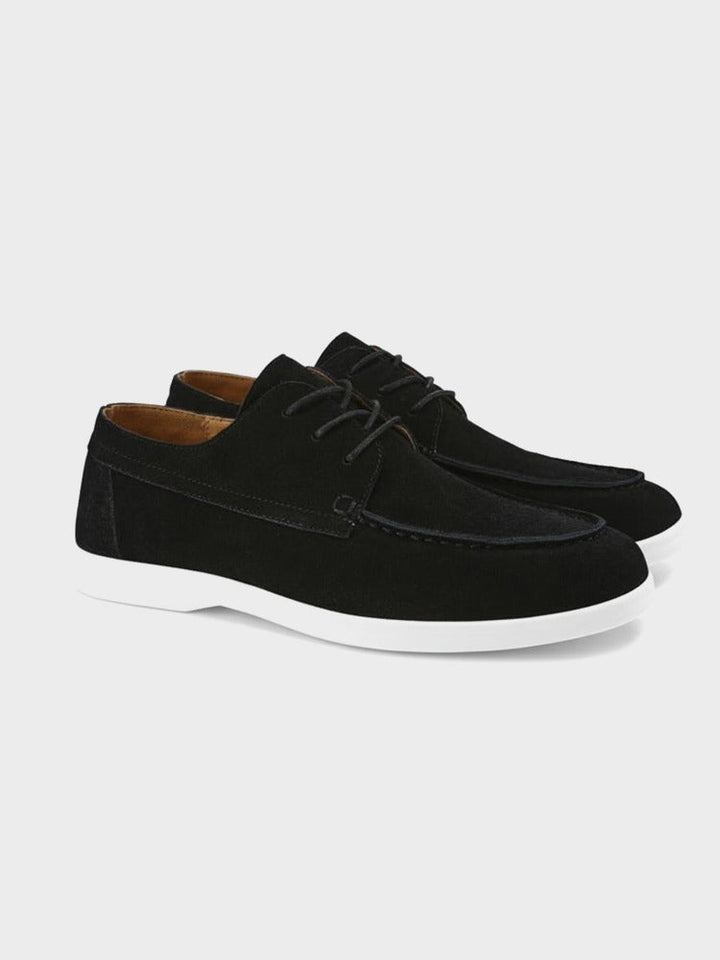 Zapatos de gamuza con cordones de lujo