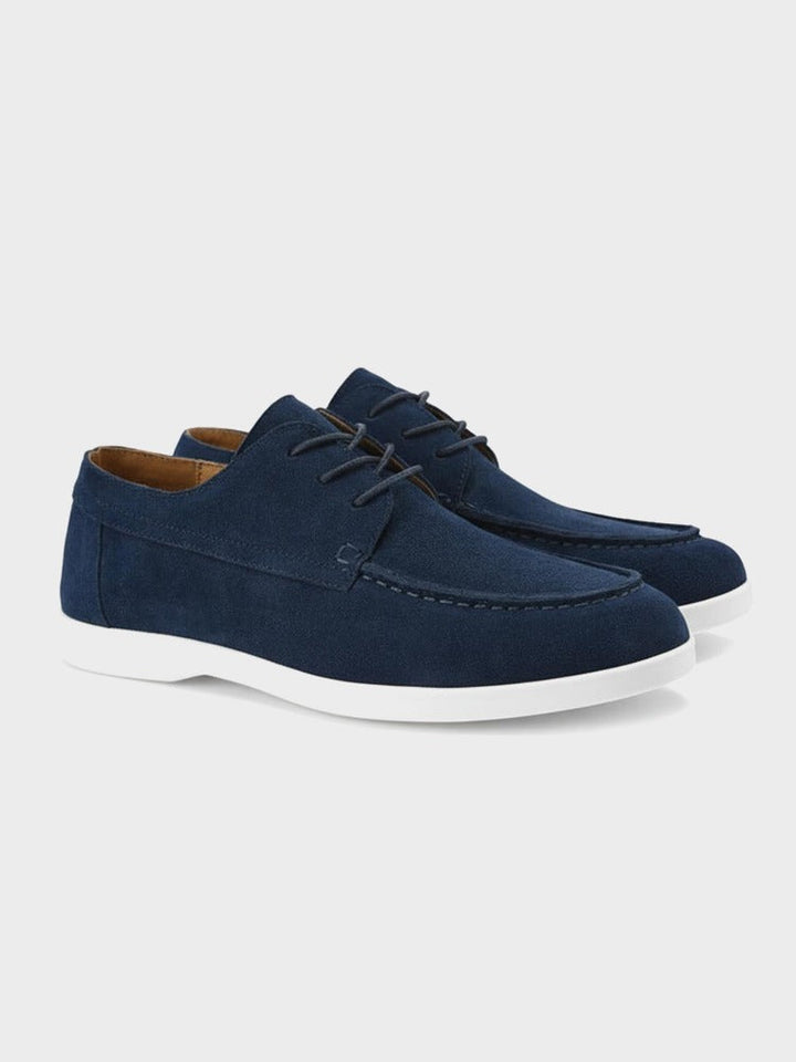 Zapatos de gamuza con cordones de lujo